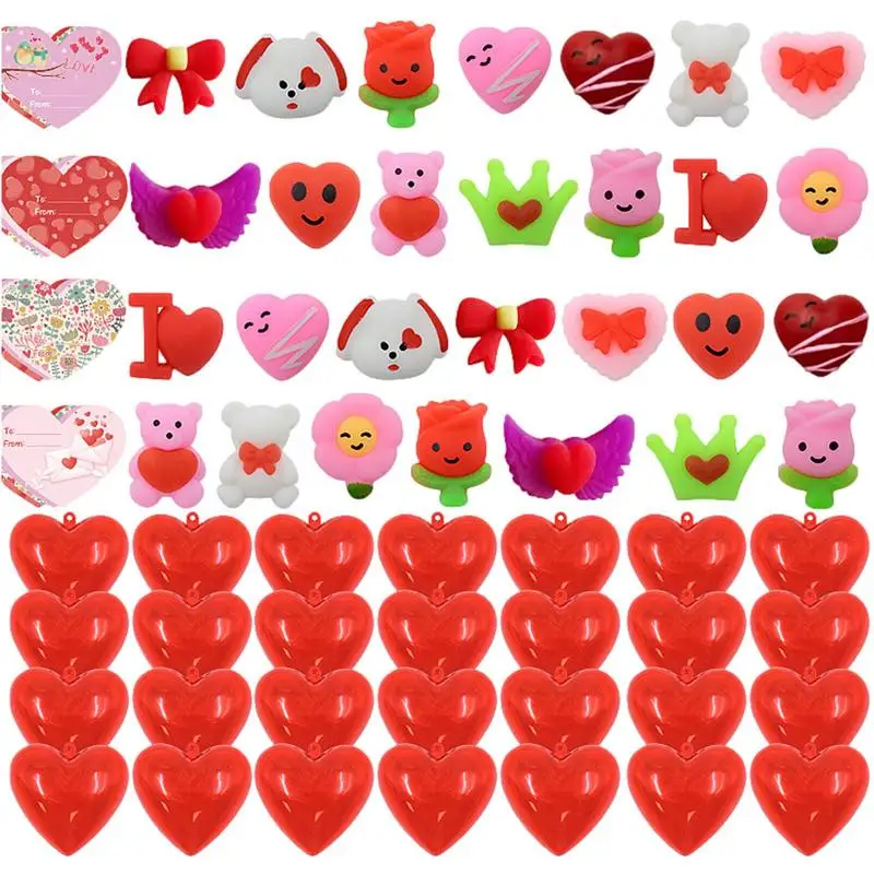 

Игрушки Mochi Mini Mochi с конфетами и карточкой на День святого Валентина, милые игрушки на День святого Валентина, подарок, классные призы для дет...