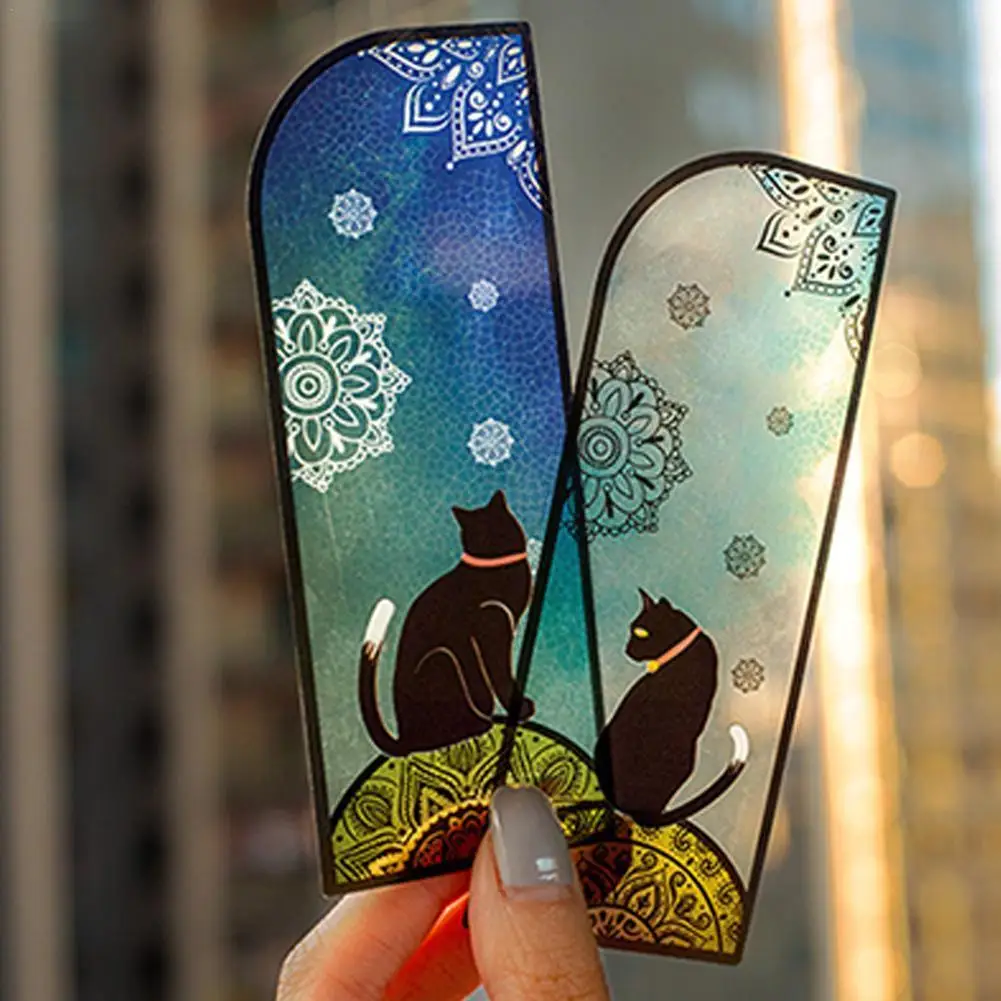 

A Good Day PET Bookmark Cat Literature And Art Account Creative Daily Folder Stationer Page Book Reading Page Book School M J0G3