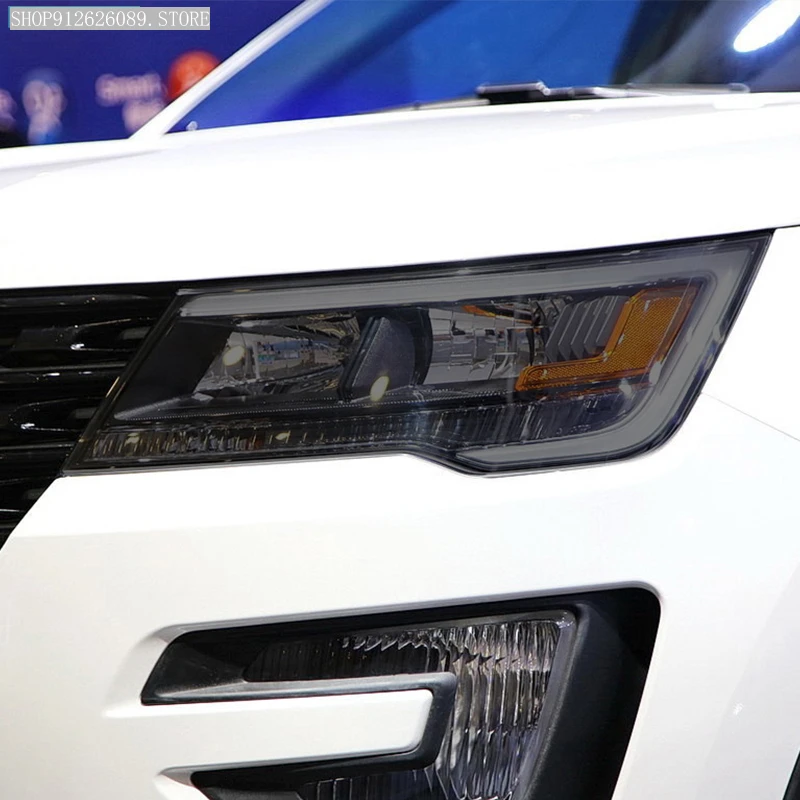 2 шт. Защитная пленка для автомобильных фар дымчатый черный Оттенок Виниловая