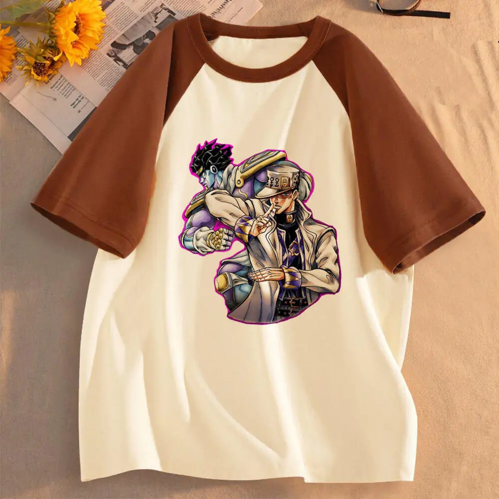 Фото Jojo Bizarre Adventure Steel Ball Run девушка аниме эстетика классическая модная футболка ретро графика цифровая поп-культура красочная №2