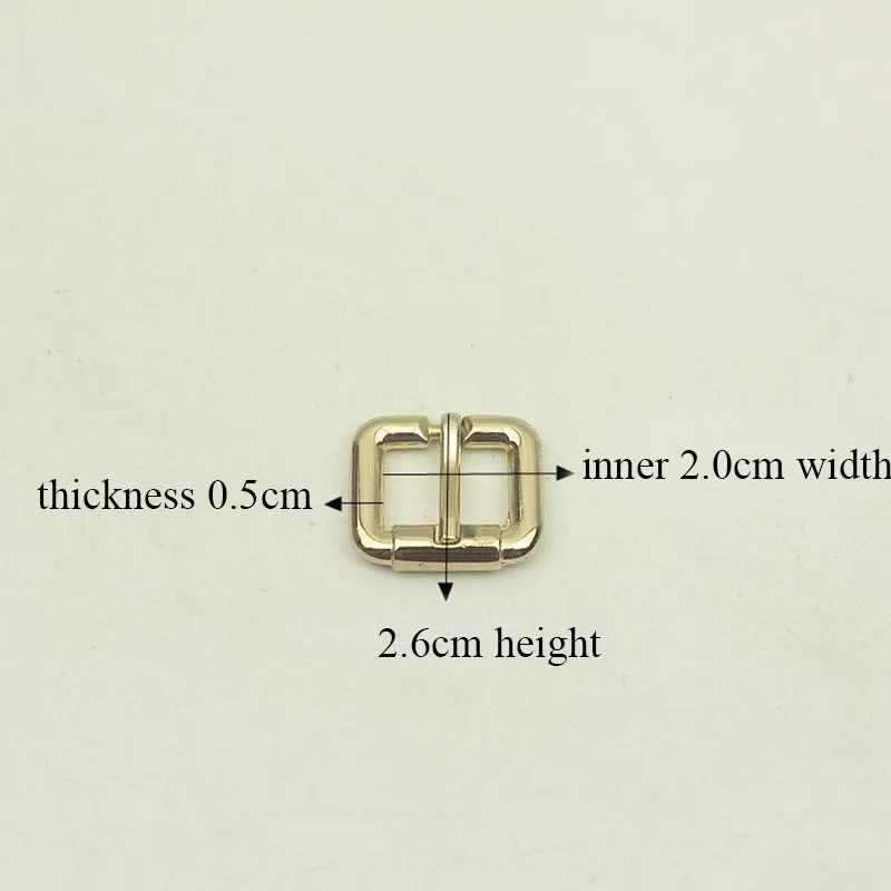 30Pcs 20mm Metal Bag Belt Strap Buckles Backpack Adjust Roller Pin Buckle DIY Leather Craft Repair Shoes Sewing Accessory