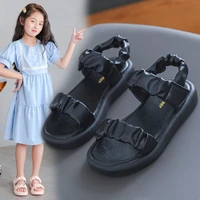 new 2022 girls sandals sweet soft princess sandals for kids comfortable summer fashion children beach shoes 3 5 7 9 11 12 years
