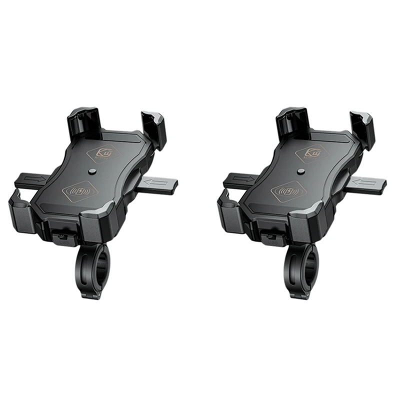 

2X Kewig Motorcycle Wireless Charger Phone Holder Fast Charge Cell Phone Mount For Samsung Iphone Huawei Phones