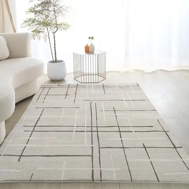 

Абстрактные геометрические большие ковры, ковры, Современный домашний декор для гостиной, мягкий плюшевый ковер для дивана, роскошный напольный коврик для спальни