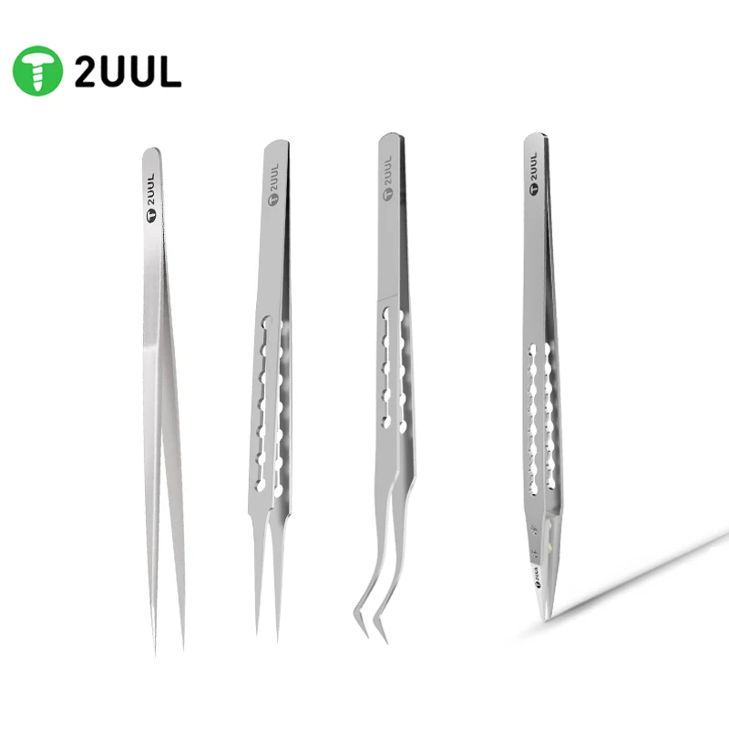 

Пинцет 2UUL для повседневного использования, немагнитный, антистатический, устойчивый к коррозии пинцет для точного ремонта материнской платы, щипцы для ремонта ювелирных изделий