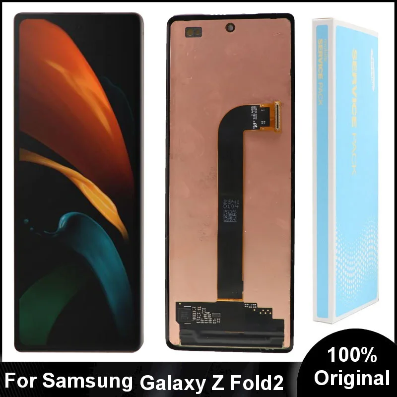

Original For Samsung Galaxy Z Fold2 AMOLED Lcd F916B F916U F916U1 F916N F9160 F916W Display Touch Screen Digitizer Assembly