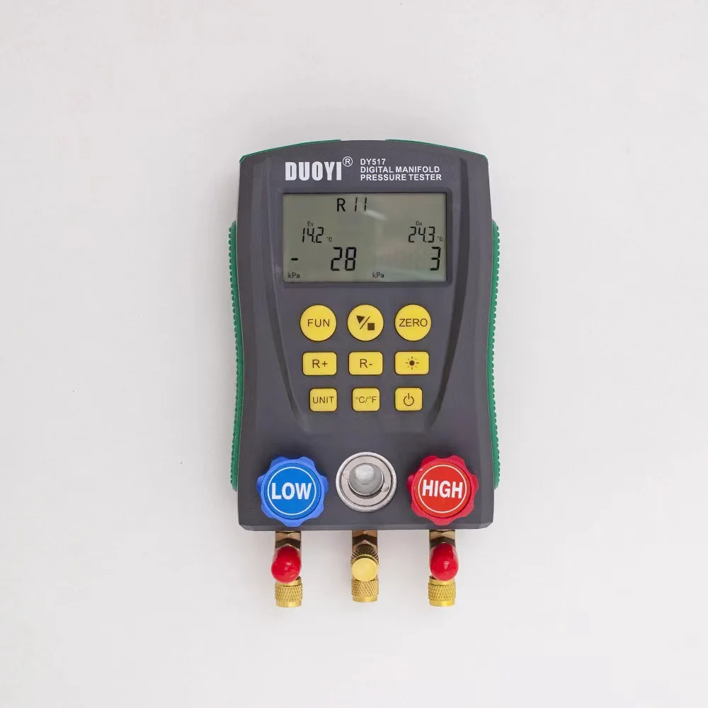 Цифровой вакуумный манометр DY517 для холодильного коллектора измеритель давления