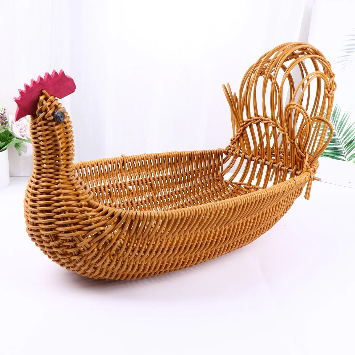 

Candy Containers Gifts Cake Basket Willow Sundries Storage Basket Woven Fruit Basket Wooden Woven Basket Organizer