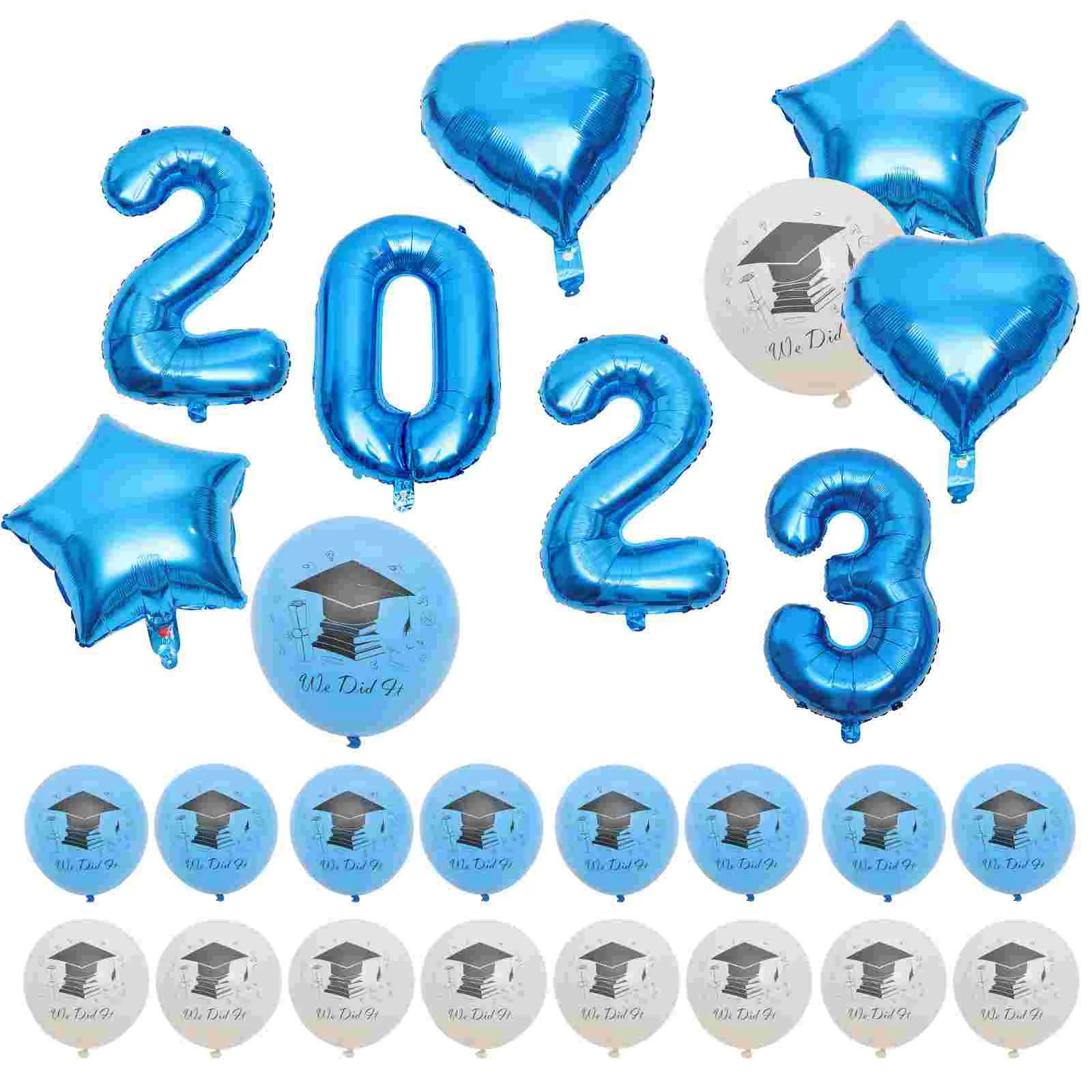 

Golden Balloons Party Layout Props Balloons Party 2023 Number Balloons Graduation Party Balloons Graduation Party Supplies