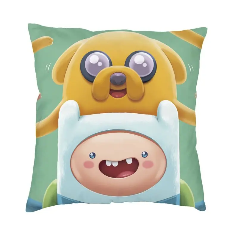 

Элегантный стиль наволочки Финн и Джейк Приключения Время приключений анимация ТВ мягкий скандинавский чехол для подушки Чехол для дивана ...