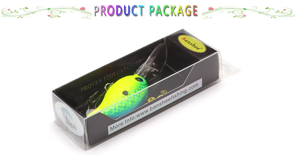 Banshee 50mm 10g Round Bill Crankbaits Bass Fishing Lure Wobbler Fishing Bait Diving Crankbaits Wobbler Lure