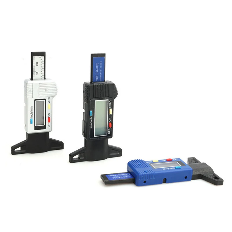 

Vernier Digital Caliper Gauge Micrometer Measuring Tools Black White Blue Tire Deepth Measurement Tool
