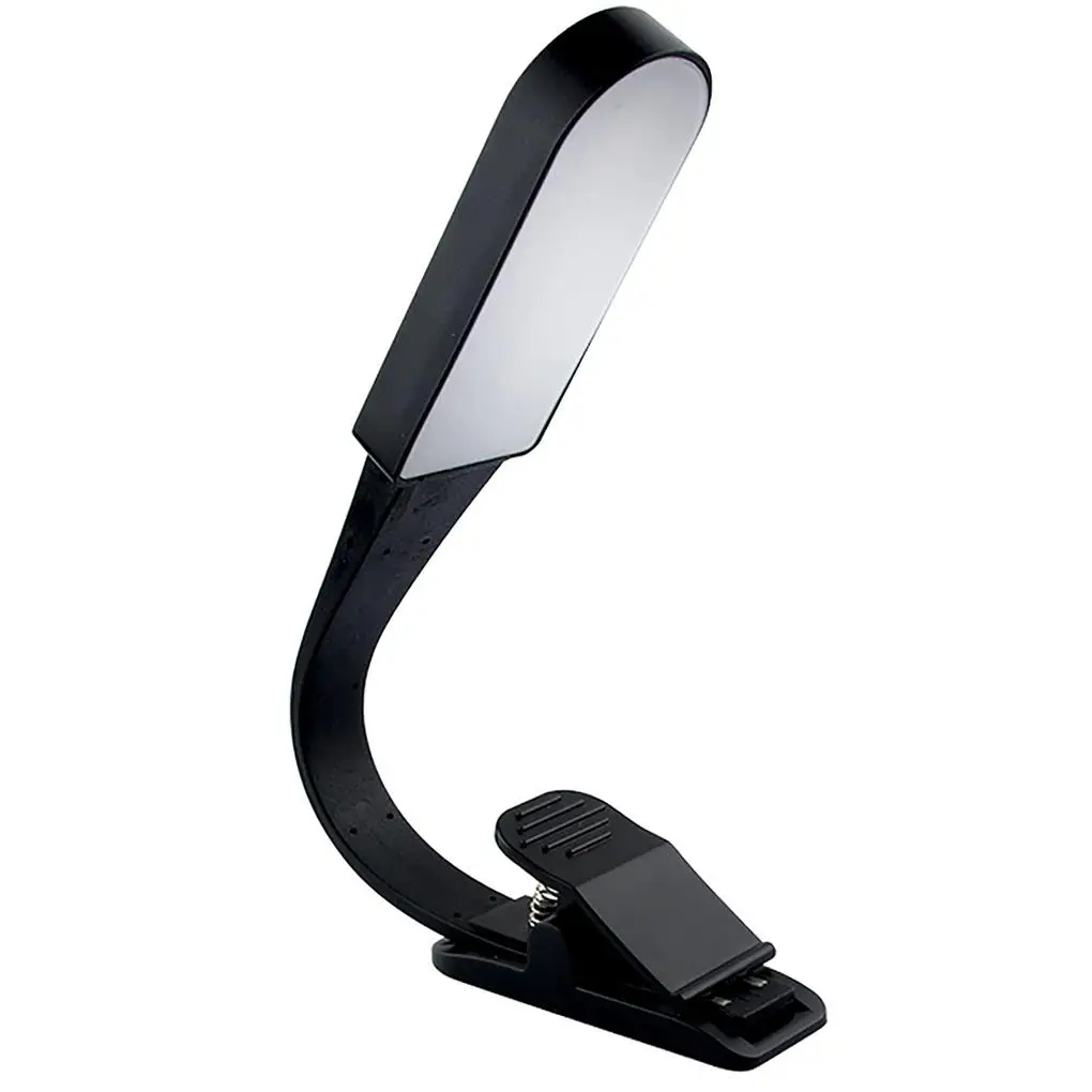 

Mini LED Book Light Clip-On Flexible Bright Bedside Touch Control Desktop Eye Protection Reading Lamp for Travel Child