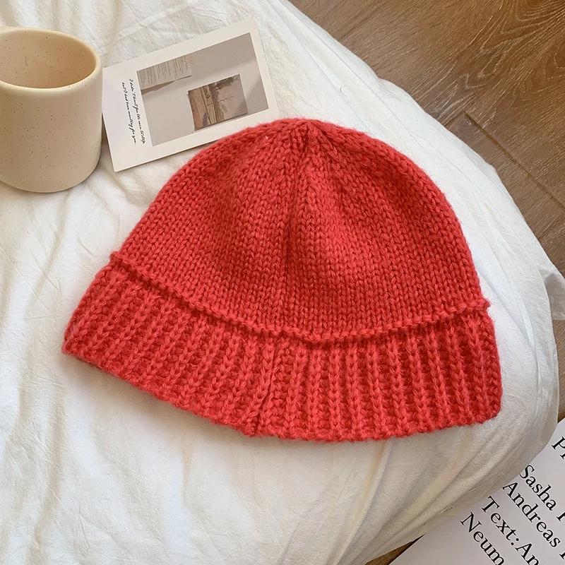 Панама женская трикотажная мягкая уличная одежда в Корейском стиле Харадзюку