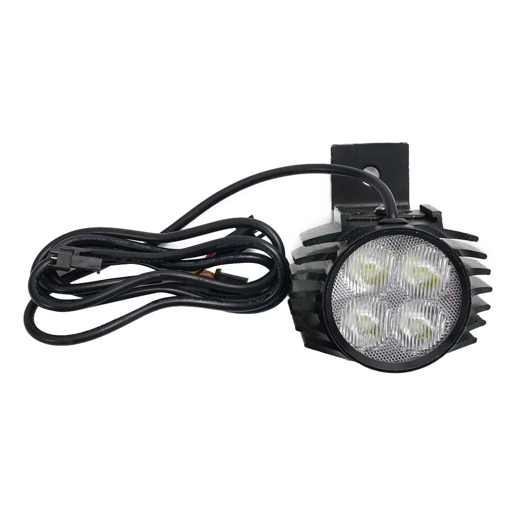

E-Bike Front Light 2 In 1 Big Light Black Electric Scooter For KUGOO M4 PRO Headlight Part Accessories 3 Lines
