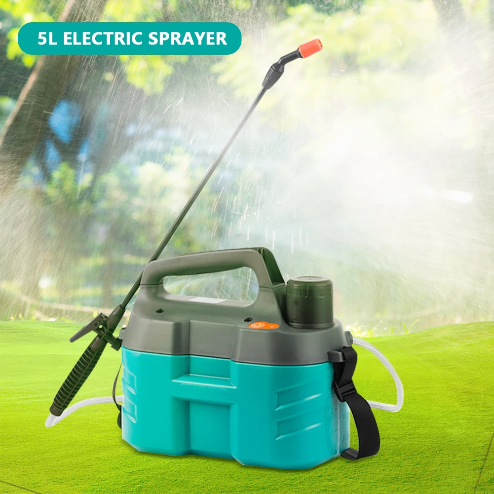 

5L Electric Sprayer Shoulder Type High Pressure Disinfection Pesticide Spray Can Atomizing Garden Watering Bottle Water Sprayer