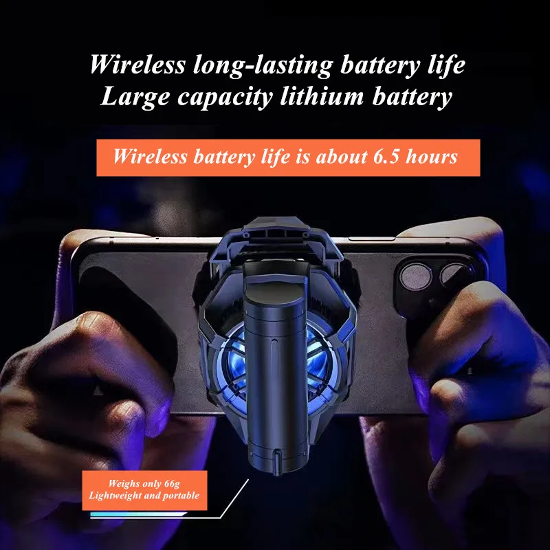 X29 Portable Semiconductor ABS Cooler Mobile Phone Radiator W/ Battery for IOS Android Gaming Accessories Universal Cooling Fan