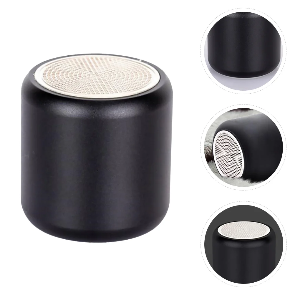 

1 Pc Adorable Household Wireless Speaker Stylish Loudspeaker Box (Black)