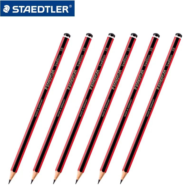 

12Pcs STAEDTLER Tradition Sketch Pencil 110 Drawing Charcoal Pen B/2B/3B/4B/5B/6B/HB/F/H/2H/3H/4H Art Supplies