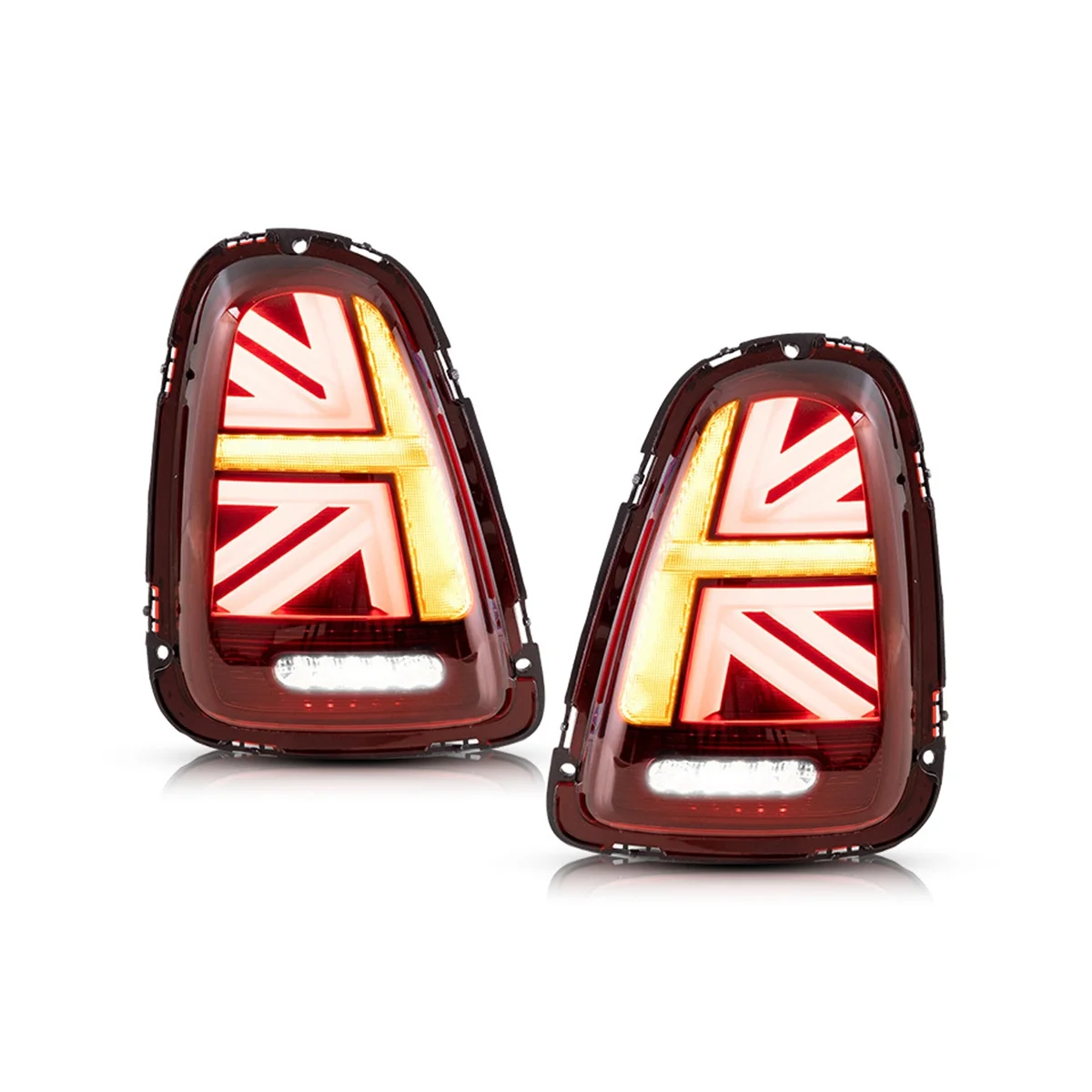 

1 Pair Car 12V LED Rear Tail Light for BMW MINI R56 R57 R58 R59 Red Brake Streamer Turn Signal
