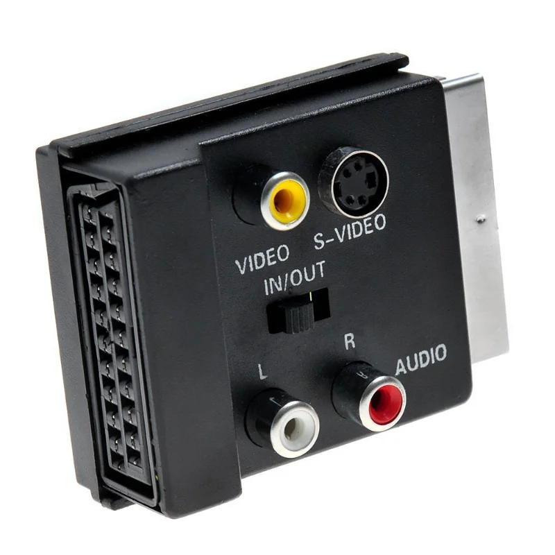 Переходник SCART на 3RCA Jack S Video AV TV 20 контактов 3 RCA | Компьютеры и офис