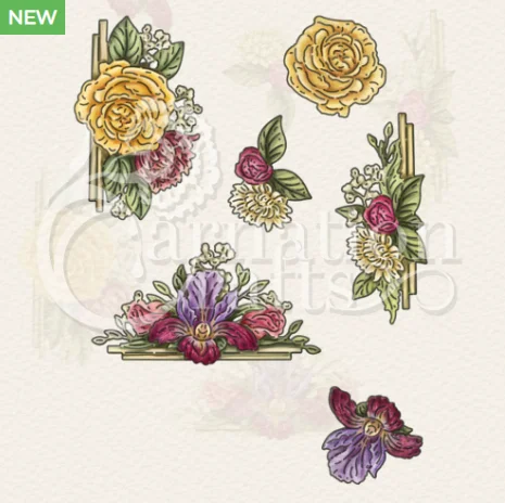 

Edged With Florals Metal Cutting Die New Arrival 2022 Diy Molds Scrapbooking Paper Making Cuts Crafts Template Handmade Card