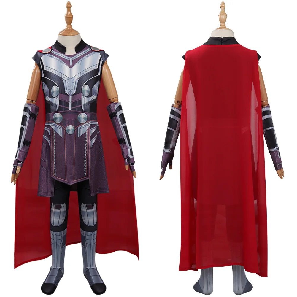 

Детский костюм для косплея Тор: Love and Thunder Thor, комбинезон, накидка, костюмы для Хэллоуина, карнавала