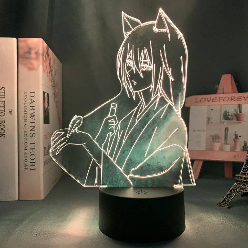 

Kamisama Love Anime 3D Night Light Tomoe Figure Acrylic Stand Light Room Decorative Bedside Desk Display Ornament Friend Gift
