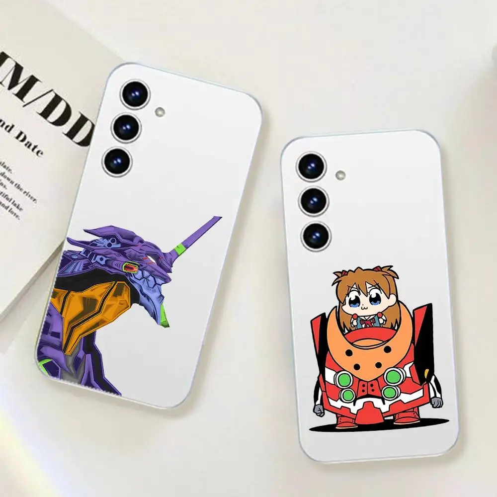 Фото Милый чехол для телефона N-Neon Genesis Evangelion для Samsung Galaxy, прозрачный чехол A52 A12 A51 S21 Edge S22 ULTRA S23 S24 S20LITE Plu №2