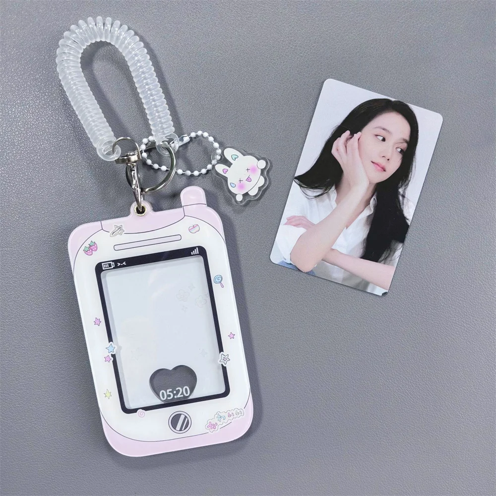 Kawaii 3-дюймовый держатель для фотокарт акриловый мобильной камеры Idol чехол карт
