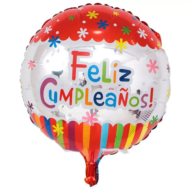 

New in 2022 18-inch happy birthday balloon Aluminum foil Helium balloons birthday party decorations kids toy Supplies