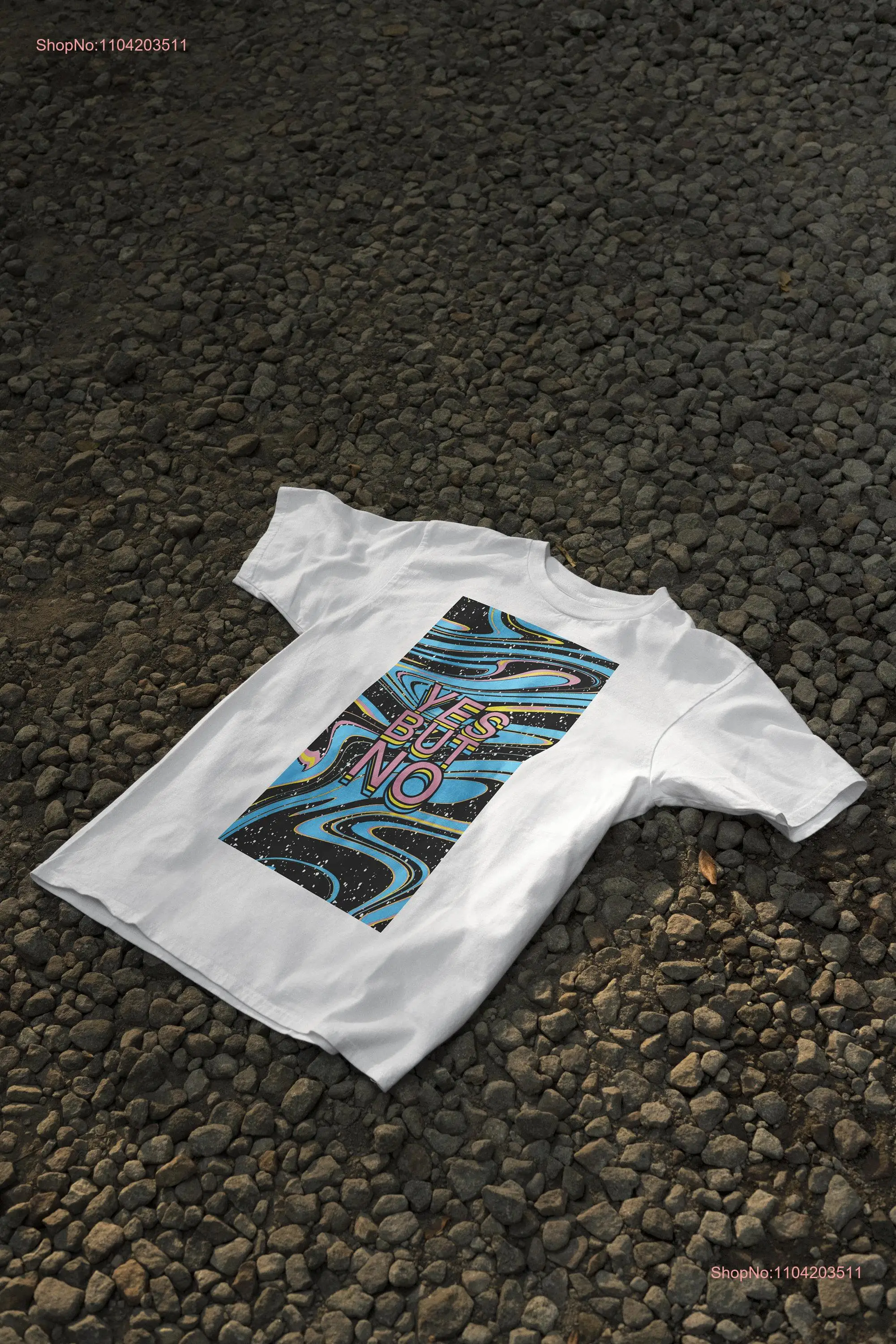 Футболка Yes But No Trippy Wall art Психоделический фестиваль Одежда для мужчин DMT Trip с