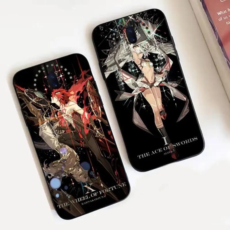 

FATE GRAND ORDER TAROT FGO Anime Phone Case For Oppo Reno Realme C3 6Pro Cover For vivo Y91C Y17 Y19 Funda Capa