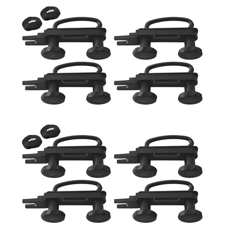 

8 PCS Car Roof Luggage Accessories Van Mounting Accessories Kit Roof Box Bracket Mounting Accessories Kit