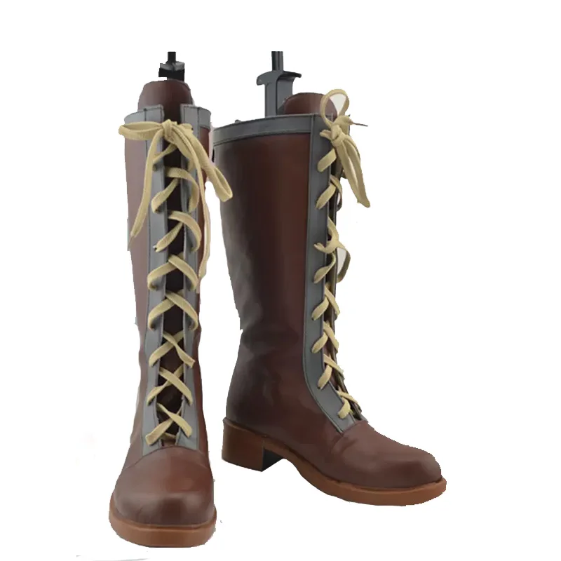 Ainme Cos Kyoukai Ryougi Shiki кожаное пальто косплей костюм школьная форма одежда обувь