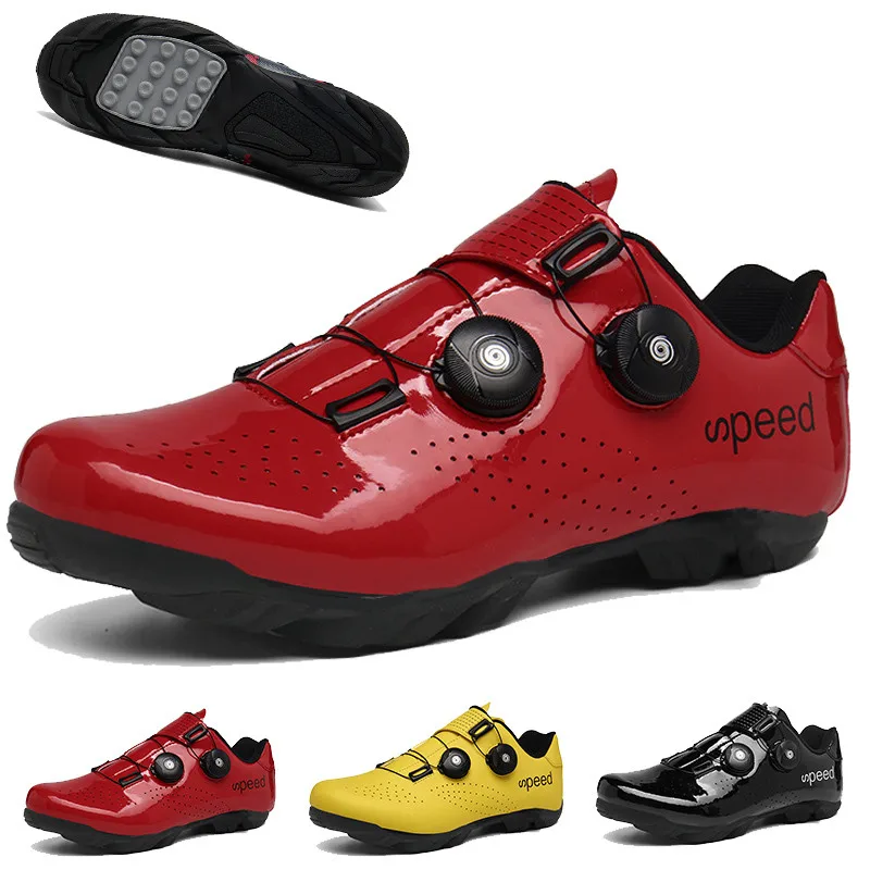 

2023 Hot Rubber Men Cycling Sneaker Self-Locking Road Bike Sneakers Men Women Sports Bicycle Shoes Outdoor Speed MTB Cleat Shoes