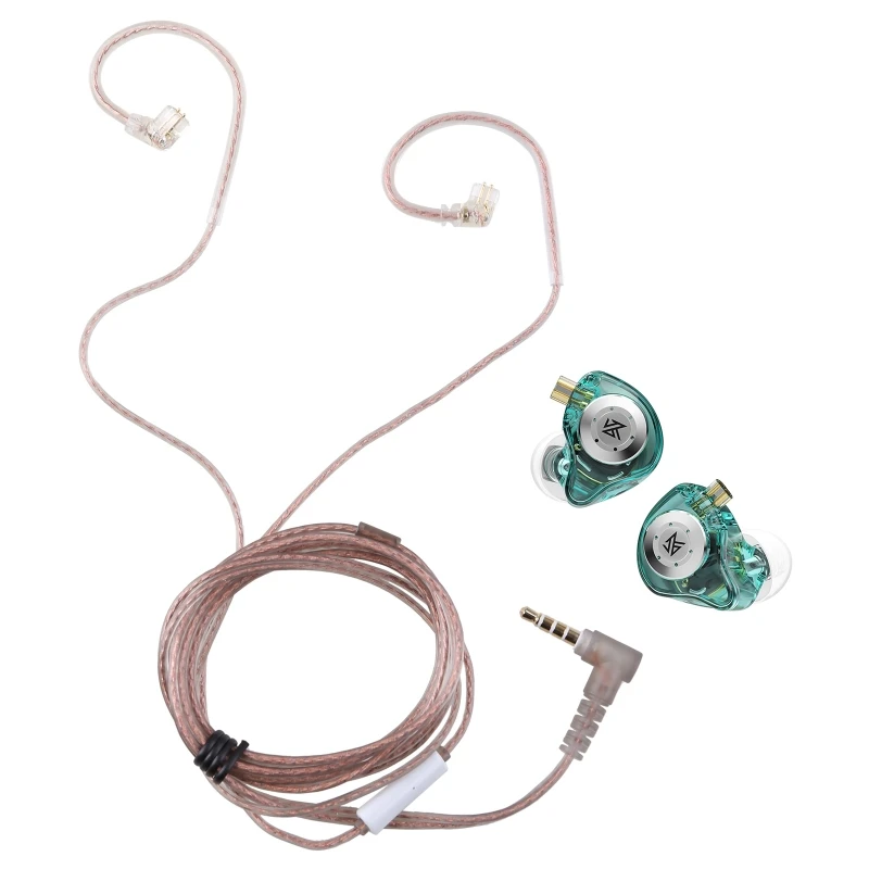 

Kz EDXpro Dynamic Hifi Headphones In-ear Sports Headphones Wired Earbuds Volume Control for Adults Men Women Small Ears