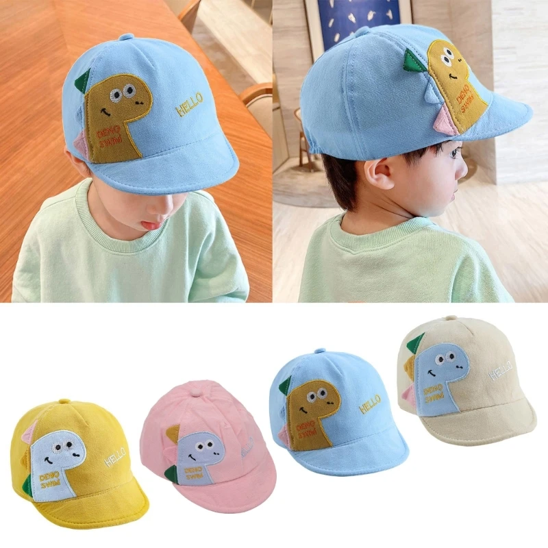 

Children Dinosaur Baseball Caps Summer Hat for Kid Unisex Cotton Hat Golf Baseball Sports Caps Beanie-Hat for Kid