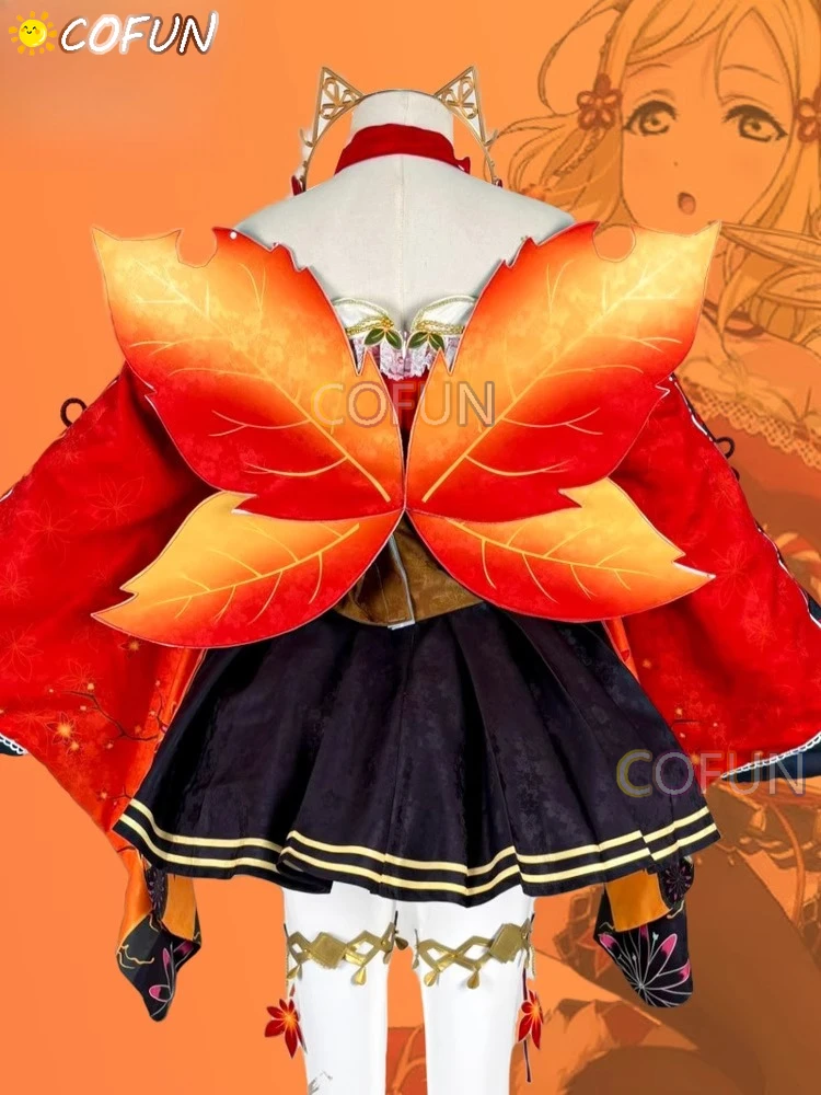 COFUN Game Lovelive Ohara MariCushima Yoshiko Косплей Костюм Cos Аниме Вечеринка Униформа Хэллоуин Играть Ролевая Одежда Одежда (art.: 3920d3f2f87a4) - 3920d3f2f87a4
