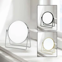 professional desktop cosmetic mirror double sided 7 inch3x magnification makeup mirror 360 rotating cosmetic mirror