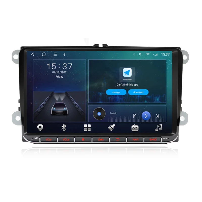 

9 inch touch screen for vw golf mk5 golf 6 android 8core 4gb ram 64gb rom car audio no dvd player with gps navi multimedia