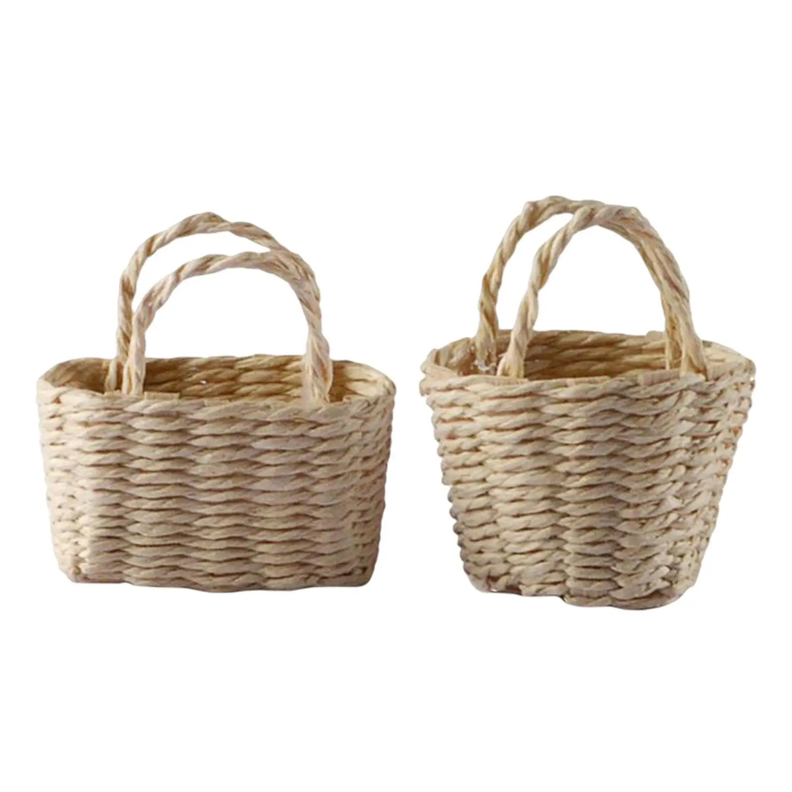 

Кукольный домик с отделением для хранения, мебель 1/6 1/12, игрушечная корзина для еды, миниатюрный кукольный домик, аксессуары для малышей, дет...