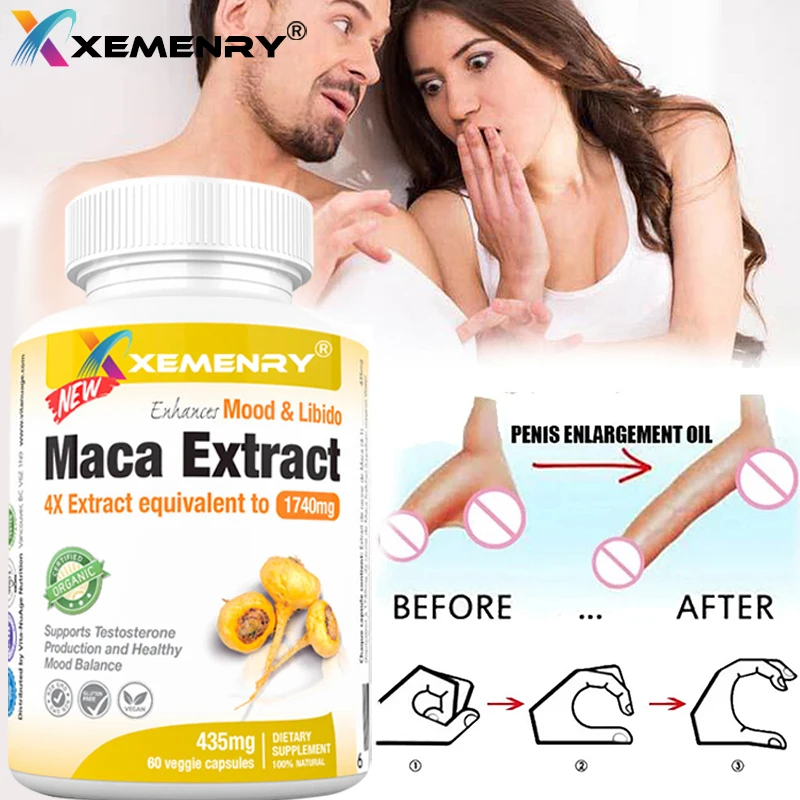 

Maca Enhance Endurance Prolong Strong Erection Supplement Pill Improve Function Capsule Oyster Ginseng Powder Extract