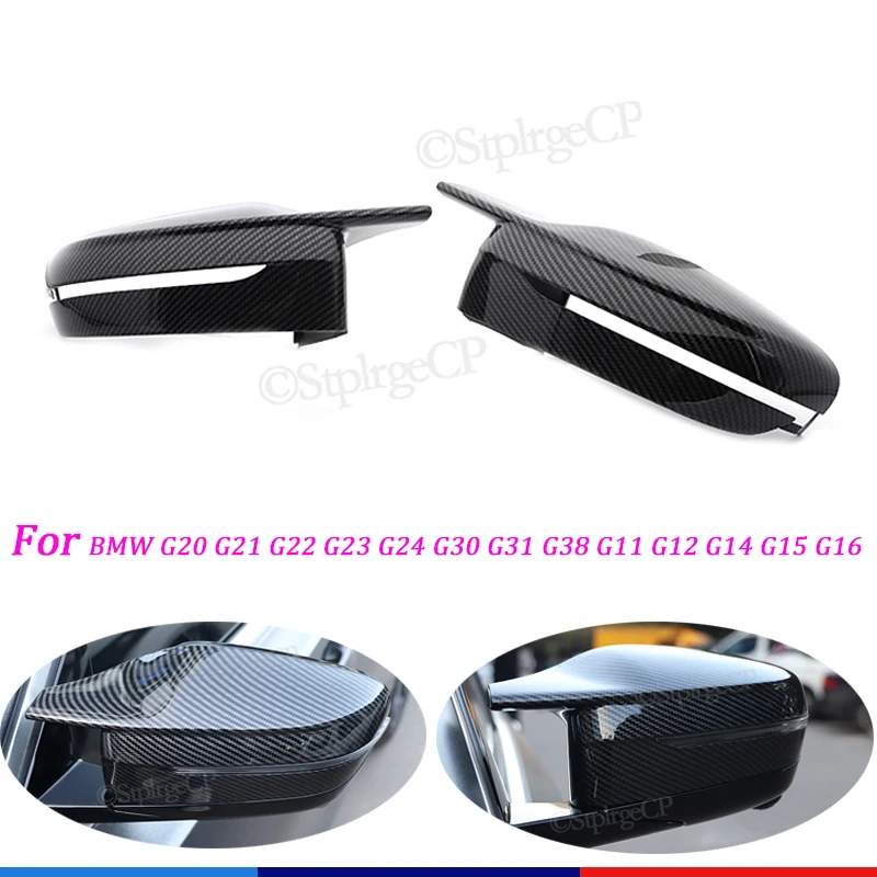 

For BMW 3 4 5 7 8 Series G20 G21 G28 320d 330e 330i G30 G38 G32 G11 G12 G15 G22 G23 Car Side Wing Mirror Cover Rear View Caps