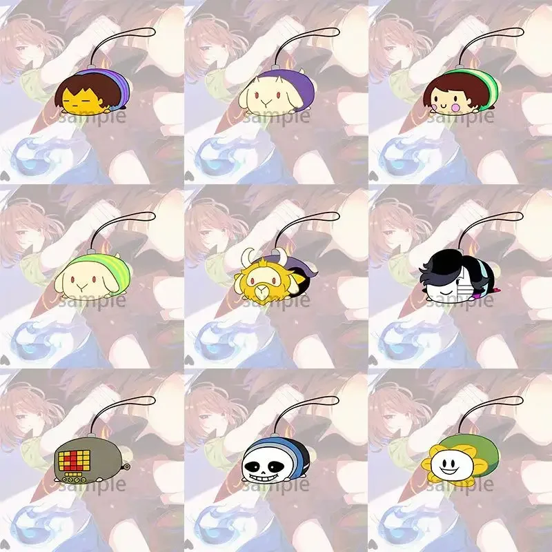 Undertale frisk мультфильм милый акриловый брелок для телефона подарок трава