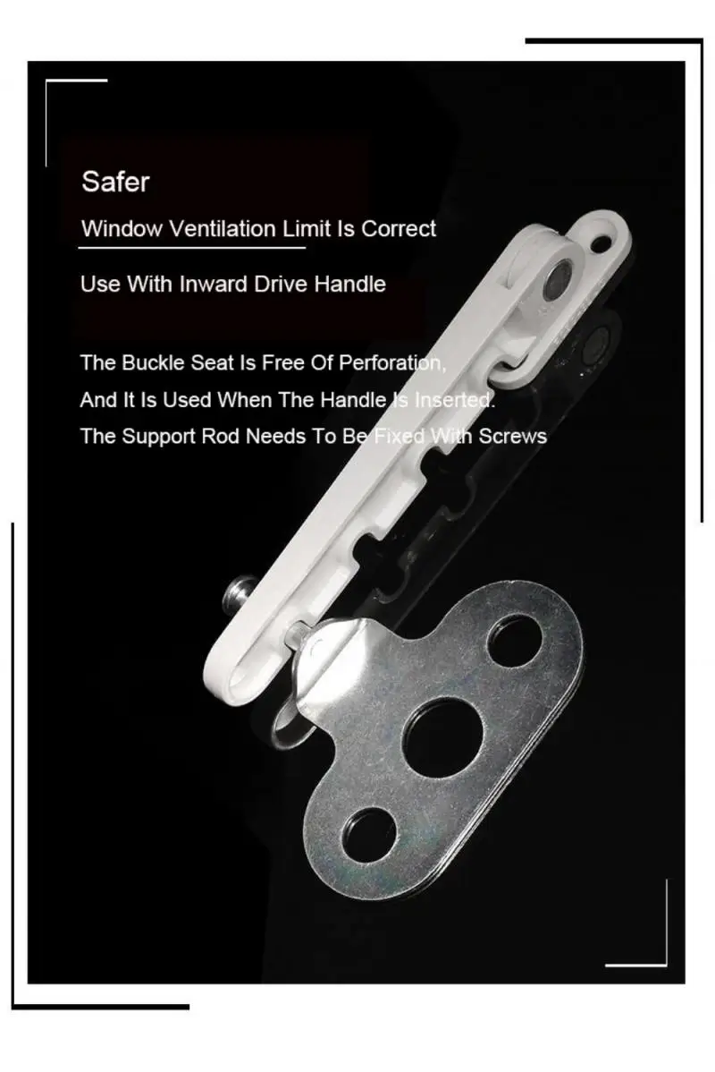 Ограничитель положения окон защелка стопор створчатый ветрозащитный скоба