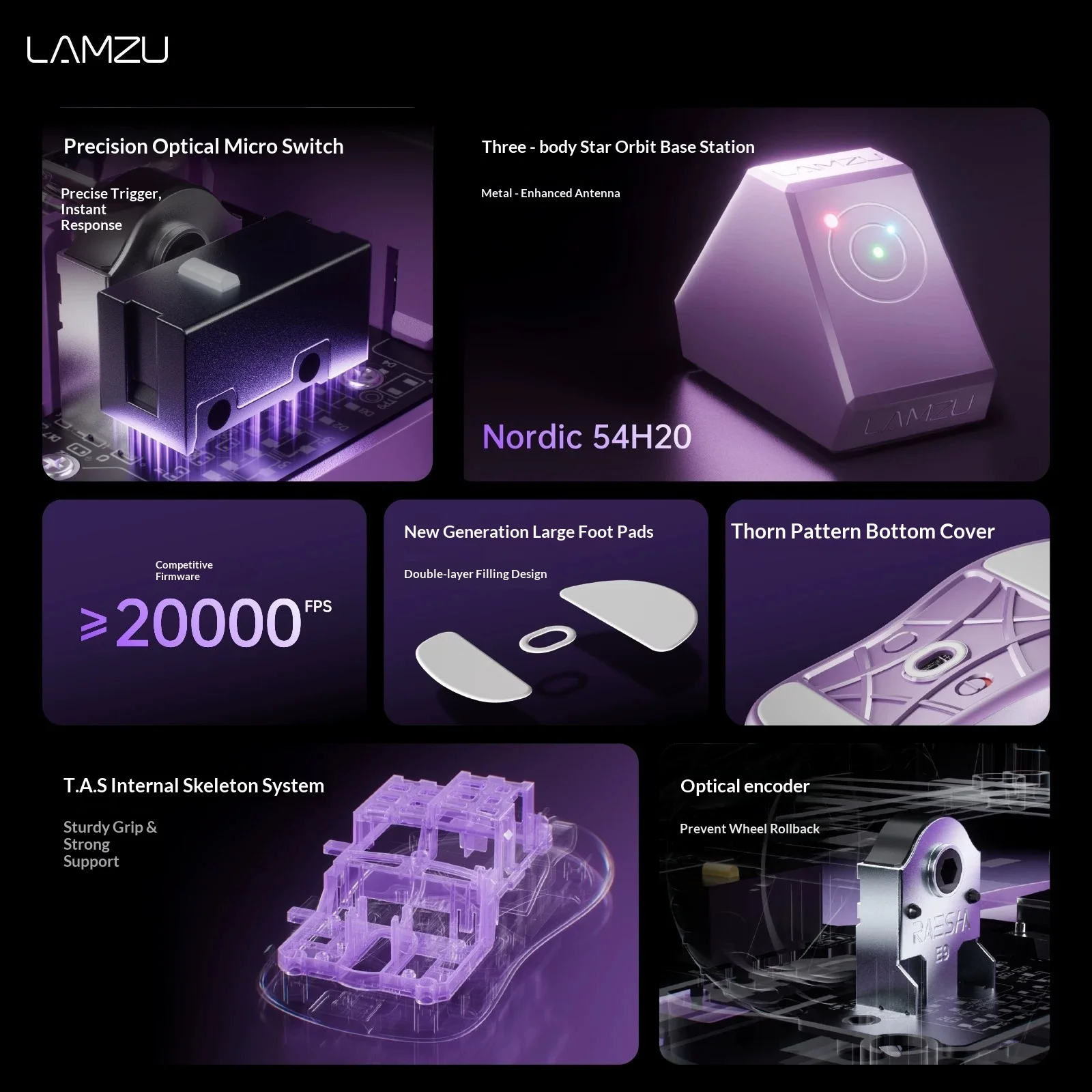 Беспроводная игровая мышь LAMZU THORN V2, разработанная совместно с S1Mon, легкая киберспортивная мышь для соревновательных FPS-игр Valorant или CS2. (art.: 3920dcbb69cb0) - 3920dcbb69cb0