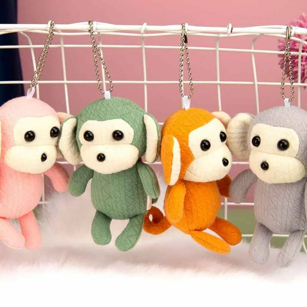 

Брелок в форме обезьяны плюшевые игрушки Kawaii Animal Series брелок-Плюшевая Кукла симпатичная сумка-Обезьяна подвеска детские подарки