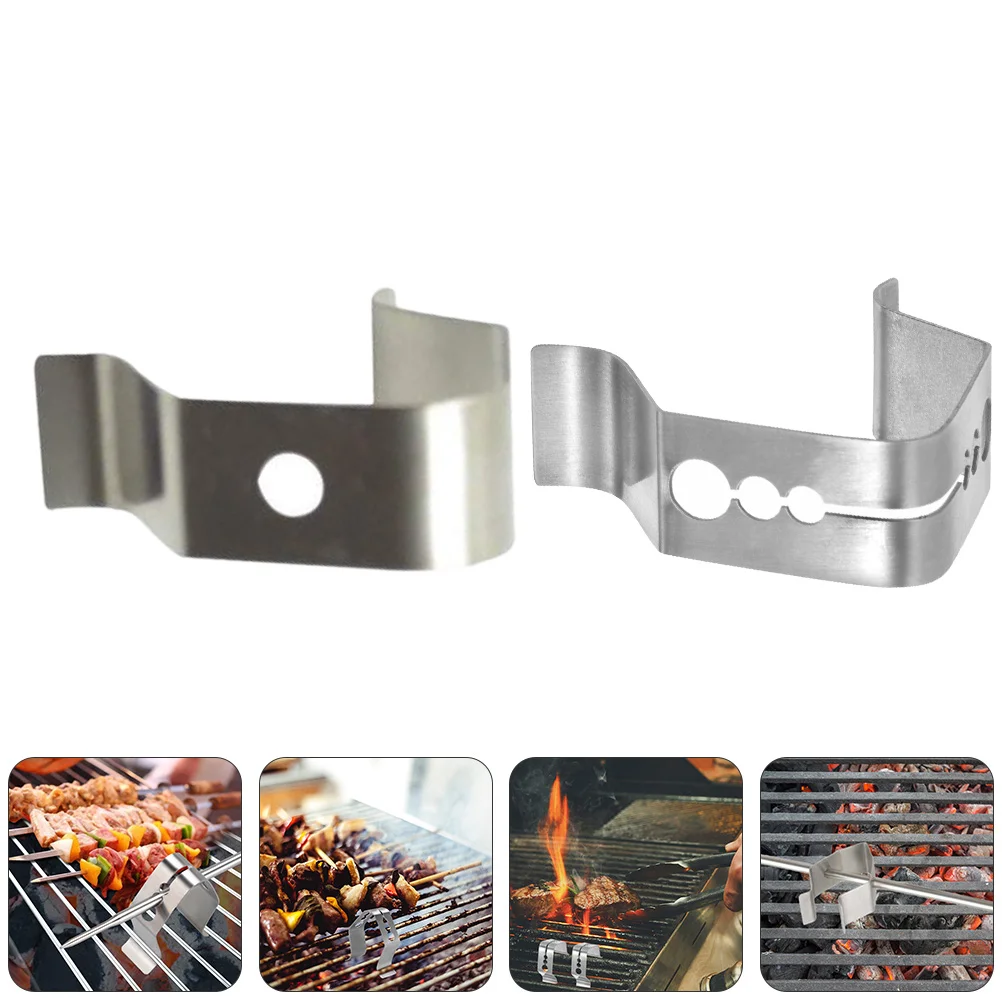 

Clip Probe Grill Meat Holder Universal Holders Clamps Accessories Bbq Barbeque Temperature