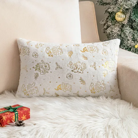 Чехлы для подушек BUNNY FiFi с вышивкой рождественской елки